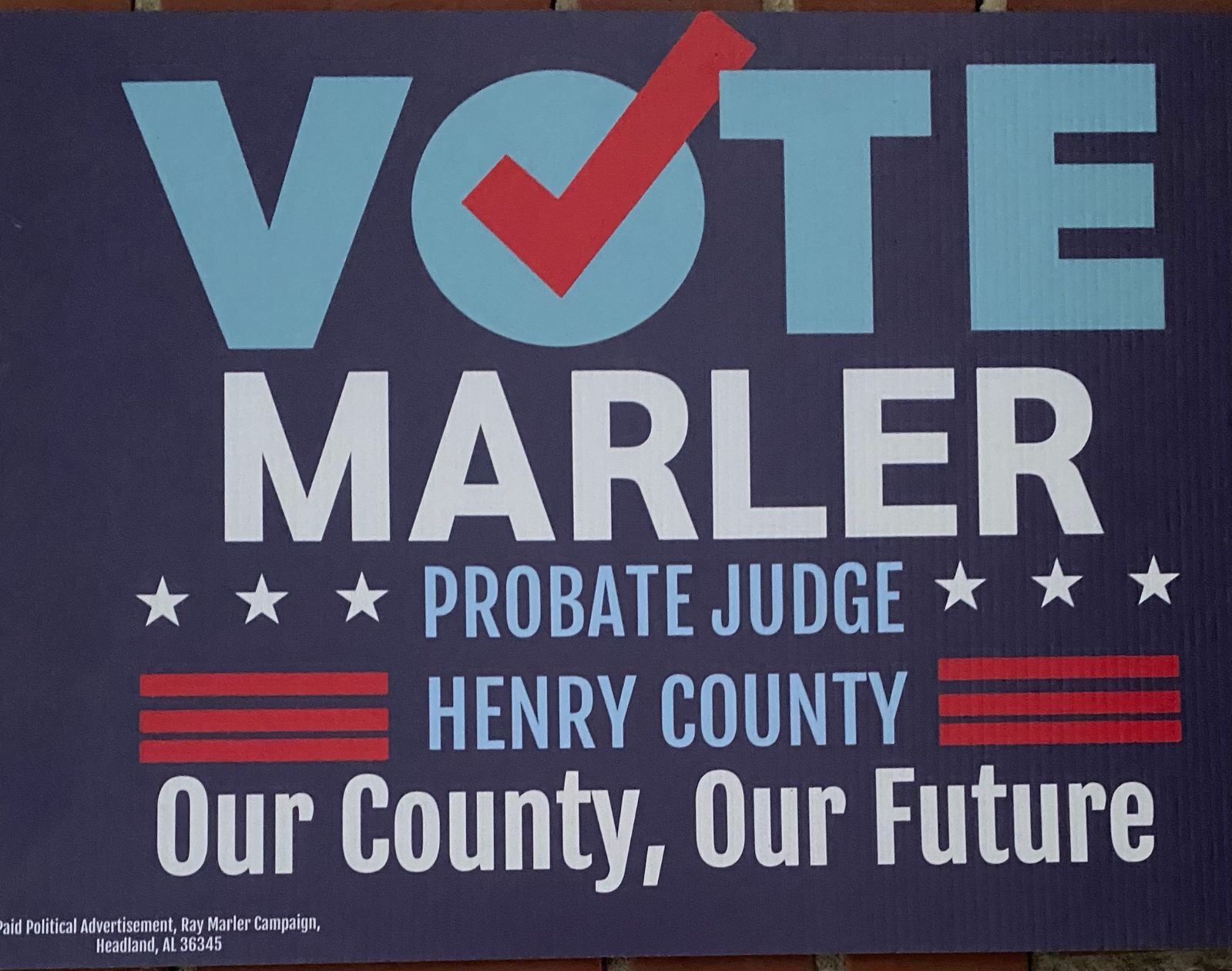 Marler for Probate Judge